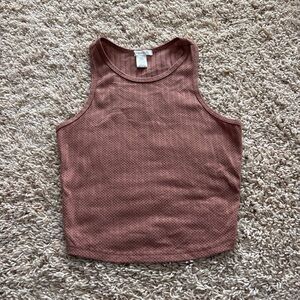 Bozzolo Textured Tank Top - Brown